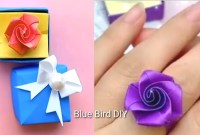cara membuat origami cincin love cara membuat origami cincin love
