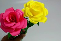 cara mudah membuat bunga mawar dari kertas origami cara mudah membuat bunga mawar dari kertas origami