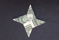 origami star with dollar bill origami star with dollar bill