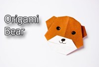como hacer un oso de papel origami como hacer un oso de papel origami