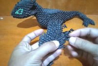 toothless dragon origami toothless dragon origami