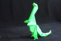 cara membuat origami t-rex cara membuat origami t-rex