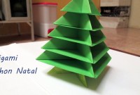 cara membuat pohon natal dari kertas origami cara membuat pohon natal dari kertas origami