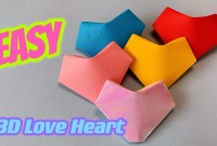 origami heart blow up origami heart blow up