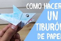 tiburón de papel origami tiburón de papel origami