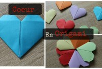 origami coeur jaune origami coeur jaune