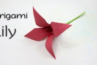 traditional origami lily traditional origami lily