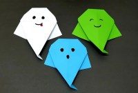 origami ghost step by step origami ghost step by step
