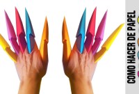 uñas de papel origami uñas de papel origami
