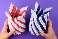 how to make origami vase step by step how to make origami vase step by step
