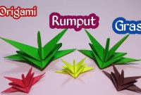 cara membuat rumput dari kertas origami cara membuat rumput dari kertas origami