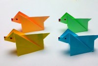 3d origami dog easy 3d origami dog easy