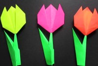origami facile tulipe origami facile tulipe