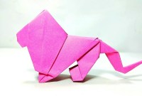 origami facile lion origami facile lion