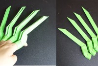 origami griffe de wolverine facile origami griffe de wolverine facile