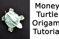 dollar bill origami turtle dollar bill origami turtle