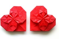 fancy heart origami fancy heart origami