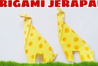 tutorial origami jerapah tutorial origami jerapah