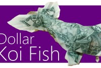 origami dollar koi fish tutorial origami dollar koi fish tutorial