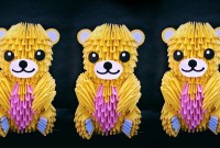 3d origami teddy bear instructions 3d origami teddy bear instructions