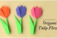 tulip flower origami step by step tulip flower origami step by step