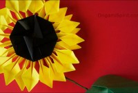 papel origami girasol papel origami girasol