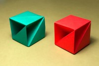 origami gift box with one piece of paper origami gift box with one piece of paper