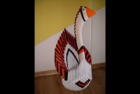 giant origami swan giant origami swan