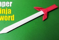 easy origami ninja sword easy origami ninja sword