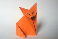 como hacer un zorro de papel origami como hacer un zorro de papel origami