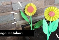 gambar bunga matahari dari kertas origami gambar bunga matahari dari kertas origami