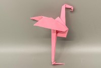 how to make an origami flamingo how to make an origami flamingo