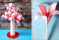 cara membuat bunga lily dari kertas origami cara membuat bunga lily dari kertas origami