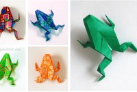 ranita de papel origami ranita de papel origami