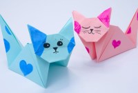 how to make a 3d origami cat how to make a 3d origami cat