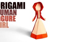 3d origami human 3d origami human
