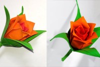 diy paper origami rose diy paper origami rose
