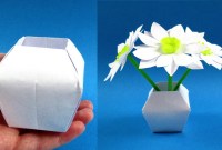 origami paper vase step by step origami paper vase step by step
