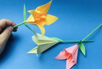 simple origami lily simple origami lily