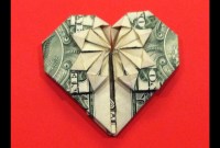 how to origami dollar bill heart how to origami dollar bill heart