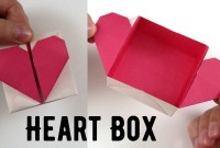 origami facile boite coeur origami facile boite coeur
