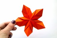 five petal origami flower five petal origami flower