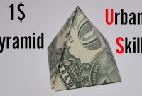 dollar origami pyramid dollar origami pyramid