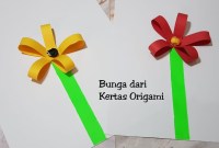 bunga kertas origami sederhana bunga kertas origami sederhana