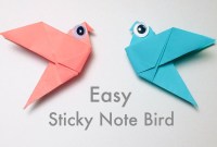 origami easy with sticky notes origami easy with sticky notes