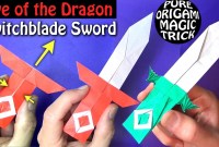 origami eye of the dragon sword origami eye of the dragon sword