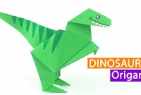 origami paso a paso dinosaurio origami paso a paso dinosaurio