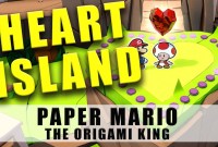 mario origami heart island mario origami heart island