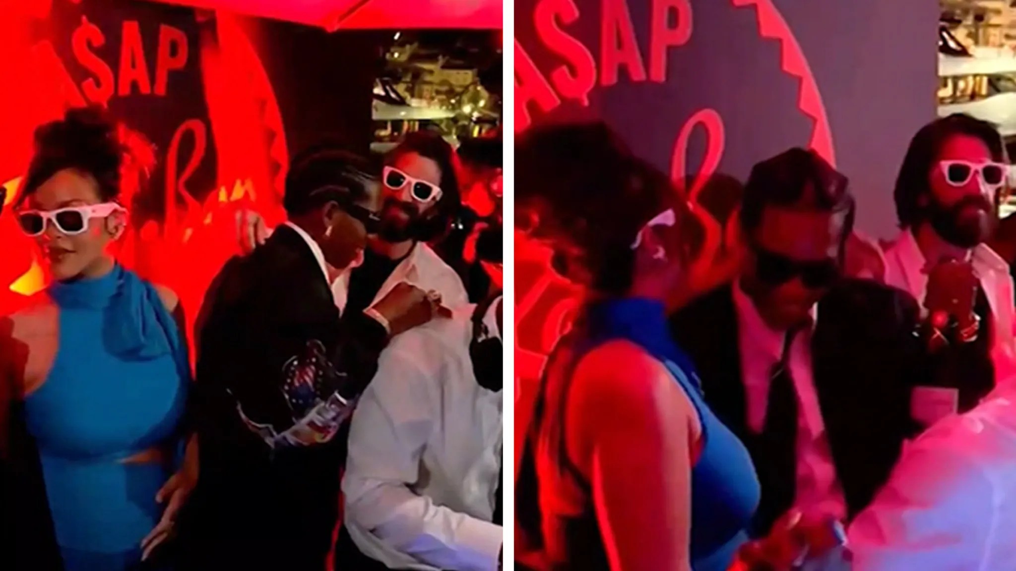 Rihanna and A$AP Rocky Social gathering in DJ Sales space at Cannes Social gathering, New Video Rihanna and A$AP Rocky Social gathering in DJ Sales space at Cannes Social gathering, New Video