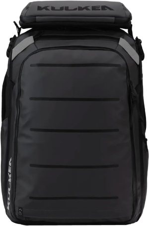 Easyweightloss 51 Käydä 40L Travel Backpack – Spacious Carry On Backpack with Detachable Travel Pouch, Magnetic Water Bottle Pocket, Passport and Laptop Pocket – Convertible Boot Bag for Snow Sports (Black/Silver)